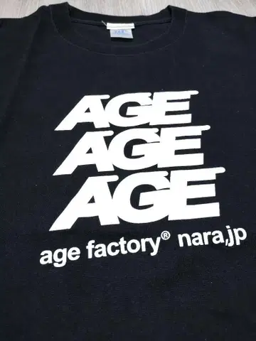 Age Factory 티셔츠 L 사이즈 블랙