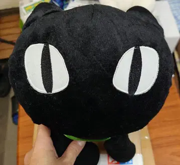 [미사용] 노브랜드 검은 고양이 봉제 인형
