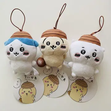 치이카와 (먼작귀) 도동이 모자 마스코트 3종