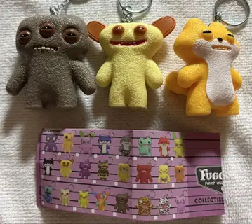 파글러 키링 키체인 3종 세트