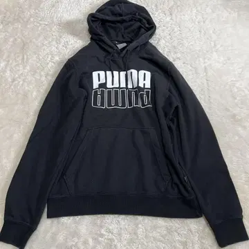 푸마 puma 후디 후드티 블랙 로고