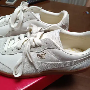 Puma Liga 화이트 스니커즈 40