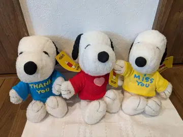 SNOOPY 스누피 빈티지 레트로 골동품 오래된 봉제 인형 3개