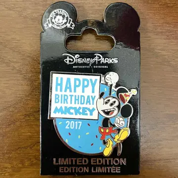 WDW 미키 2017 벌스데이 한정판 핀 배지