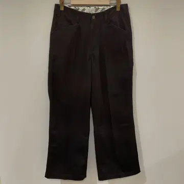 BEN DAVIS 블랙 와이드 치노 팬츠 T-23180009