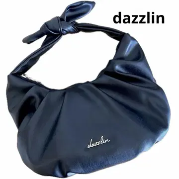 dazzlin/다즐린 드레이프 리본 핸드백 (블랙)