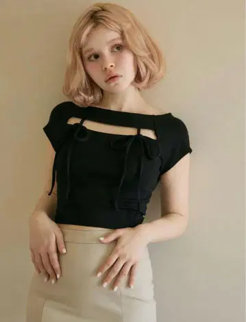 andmary Bebe ribbon tops 안드마리