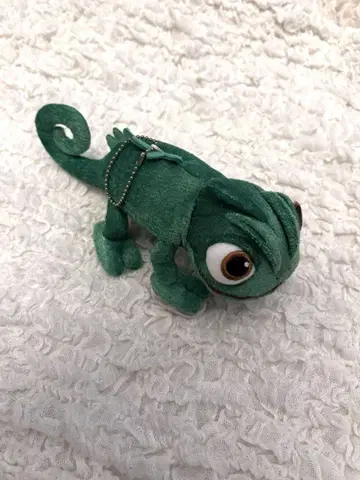 디즈니 라푼젤 어깨에 올리는 봉제 인형 파스칼 어깨에 올리는 봉제 인형