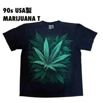 90년대 USA 제작 ROCK EAGLE 마리화나 티셔츠