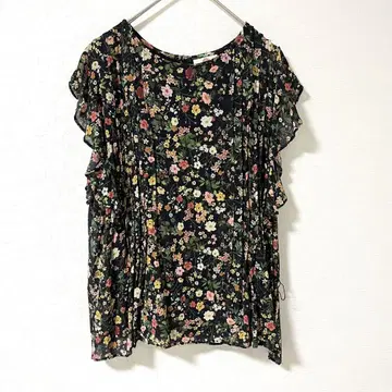 Farm for Anthropologie 블라우스 플라워 개더