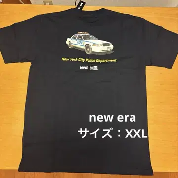뉴에라 2XL 네이비 NYPD 경찰 티셔츠