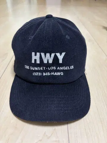HWY 코듀로이 캡