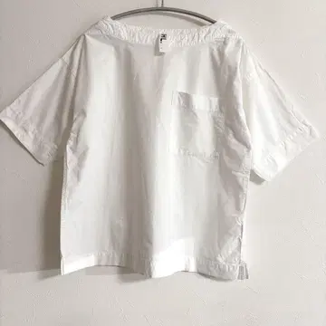 MHL PAPER COTTON T-SHIRT 포켓 풀오버 셔츠
