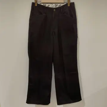 BEN DAVIS 블랙 와이드 치노 팬츠 T-23180009