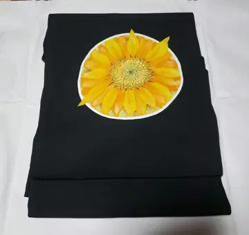해바라기 블랙 오비 나고야 오비 옐로우 컬러