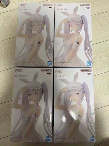 rurudo ESPRESTO Sleepy Bunny 슈가 4개 세트