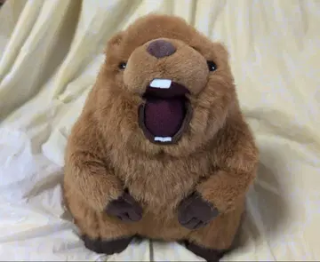 새상품 마모트 음성 봉제인형, 요란하게 울부짖습니다!!