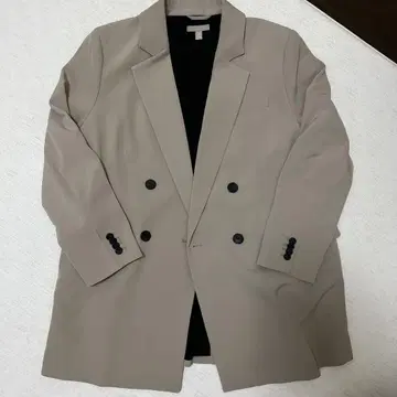 H&M 베이지 블레이저 테일러드 자켓