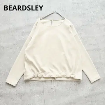 새상품급 비어즐리 부클레 롱 슬리브 티셔츠 베이지 BEARDSLEY