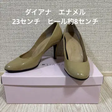 다이애나 에나멜 펌프스 핀힐 23cm
