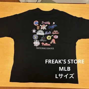 FREAK'S STORE L 사이즈 티셔츠 블랙 MLB 메이저리그