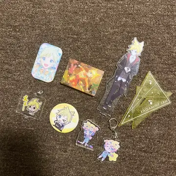 프로세카 미러 렌 아크릴 스탠드 캔 배치 키링 노블 아트 세트