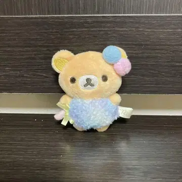 리락쿠마 테노리 봉제 인형 재미있는 놀이공원 레인보우 솜사탕