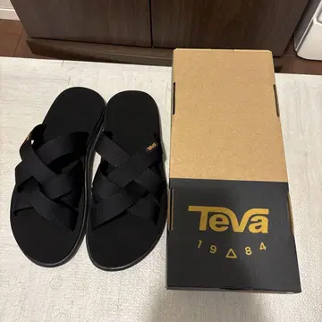새상품 Teva M Voya Slide 블랙 27cm