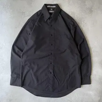 90s GEOFFREY BEENE 드레스 셔츠 블랙 긴팔 USA 15