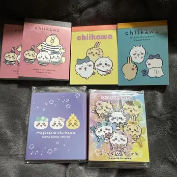 치이카와 (먼작귀) 파타파타 메모 미니 메모 6권 세트