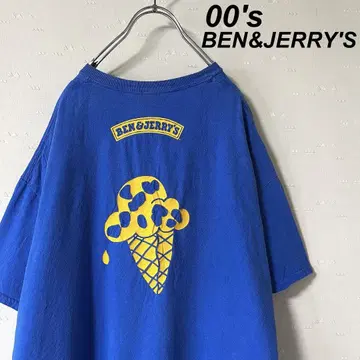 구제 의류 00's 벤&제리 기업 T셔츠 아이스 오레오 하겐다즈