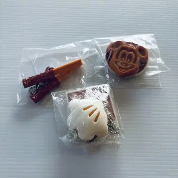디즈니 리조트 파크 후드 캡슐 토이 3종 세트