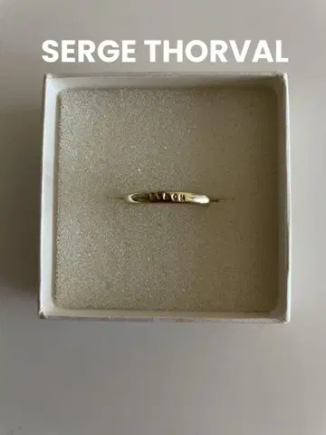 SERGE THORVAL 셀쥬트라발 MANWOMAN 골드링