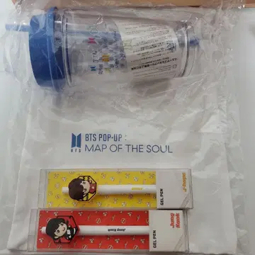 BTS MAP OF THE SOUL 세트 (펜, 보틀, 토트백)