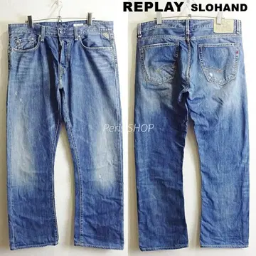 리플레이 SLOHAND [ L ] 루즈 스트레이트 데님 남청