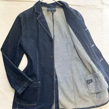 랄프 로렌 RALPH LAUREN 데님 테일러드 자켓 이탈리아제