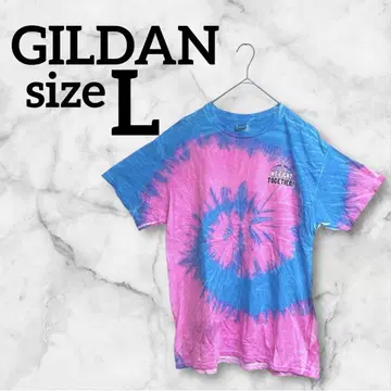 GILDAN 길단 [L] 티셔츠 반팔 타이다이 해외 구제 의류