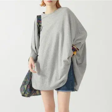 BEAMS BOY maturely Bottle Neck Poncho