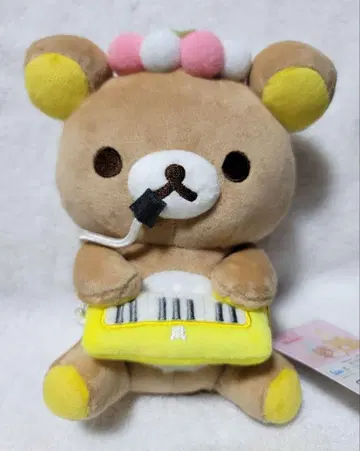 타워 레코드 리락쿠마 봉제 인형 피아니카