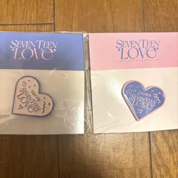 SEVENTEEN love 도쿄 오사카 PINS 팬미팅 2개 세트