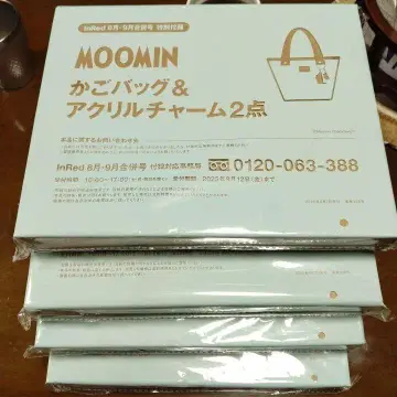 MOOMIN 바스켓백 & 아크릴 참 2점 x 4점