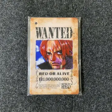 ONE PIECE FILM RED 샹크스 수배서 볼체인