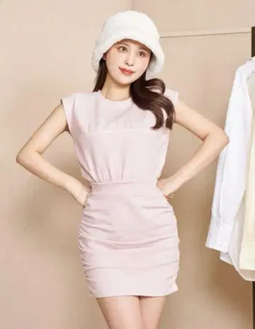 Darich 피그먼트 맨투맨 미니 원피스
