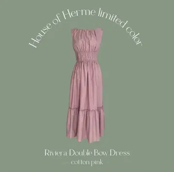 Rivera Double Bow Dress 하립투