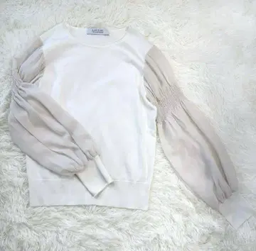 루루윌비 긴팔 티셔츠 화이트 M