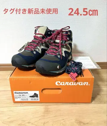 미사용 새상품 Caravan C4 03 등산화 캐러밴 트레킹 24.5