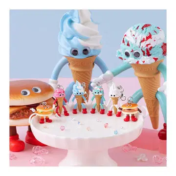 FLAVORS 메지루시 액세서리 반다이 플레이버 아이스 햄버거