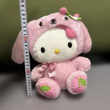 헬로키티 봉제 인형 체리 토끼 인형옷 L 레어 산리오
