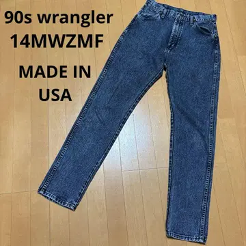 90s USA 제작 랭글러 wrangler 워시드 데님 청바지