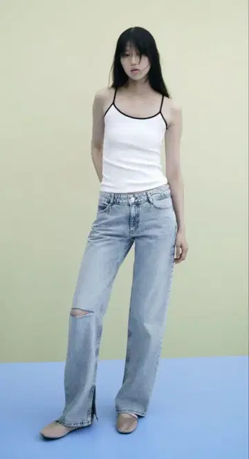 ZARA JEANS Z1975 SLIM FLARE 데님 새상품 34